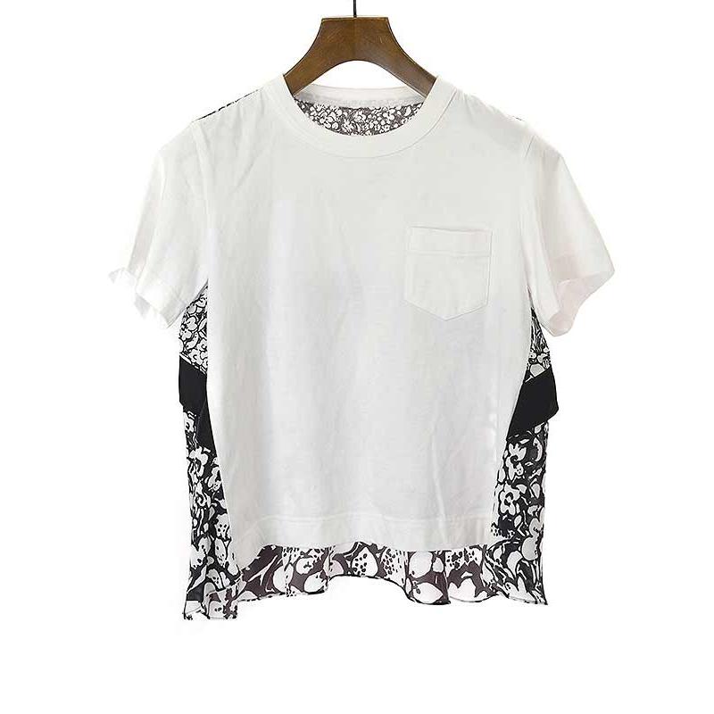 sacai サカイ 23SS Floral Print T-shirt フローラルプリントTシャツ 