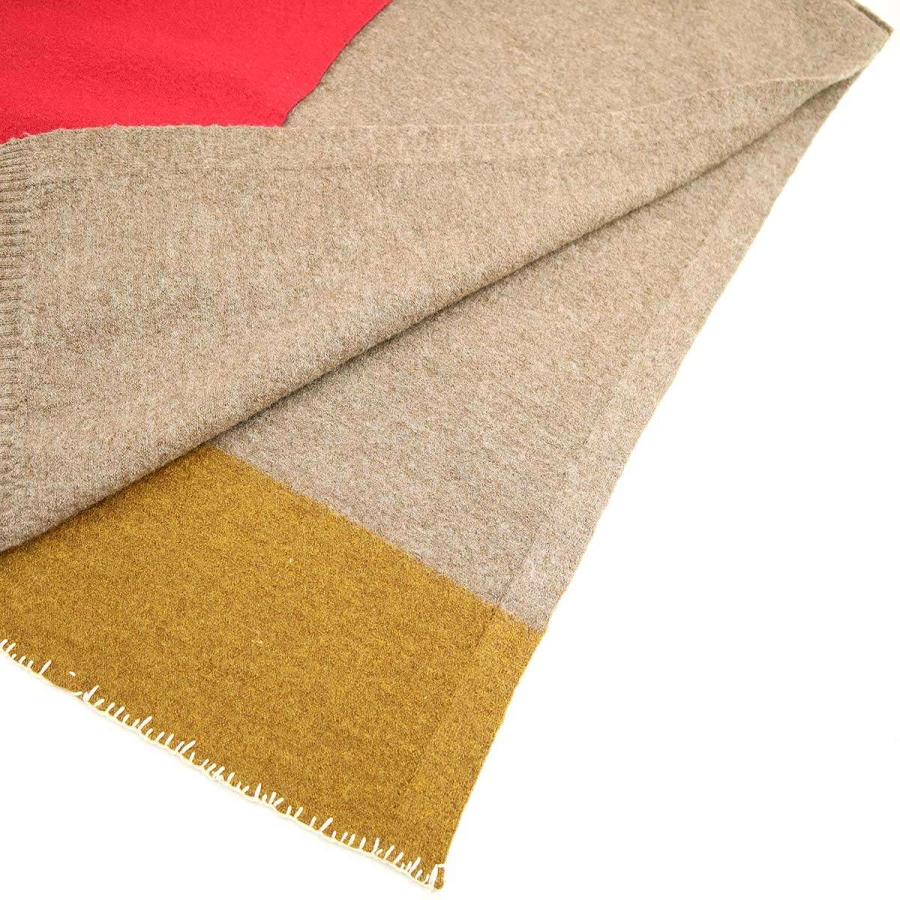 Maison Margiela10 メゾン マルジェラ 21SS 2トーン ニットベスト S50TH0043 S17696 レッド ブラウン L ITJV3L6BA0SO | Maison Margiela | 03