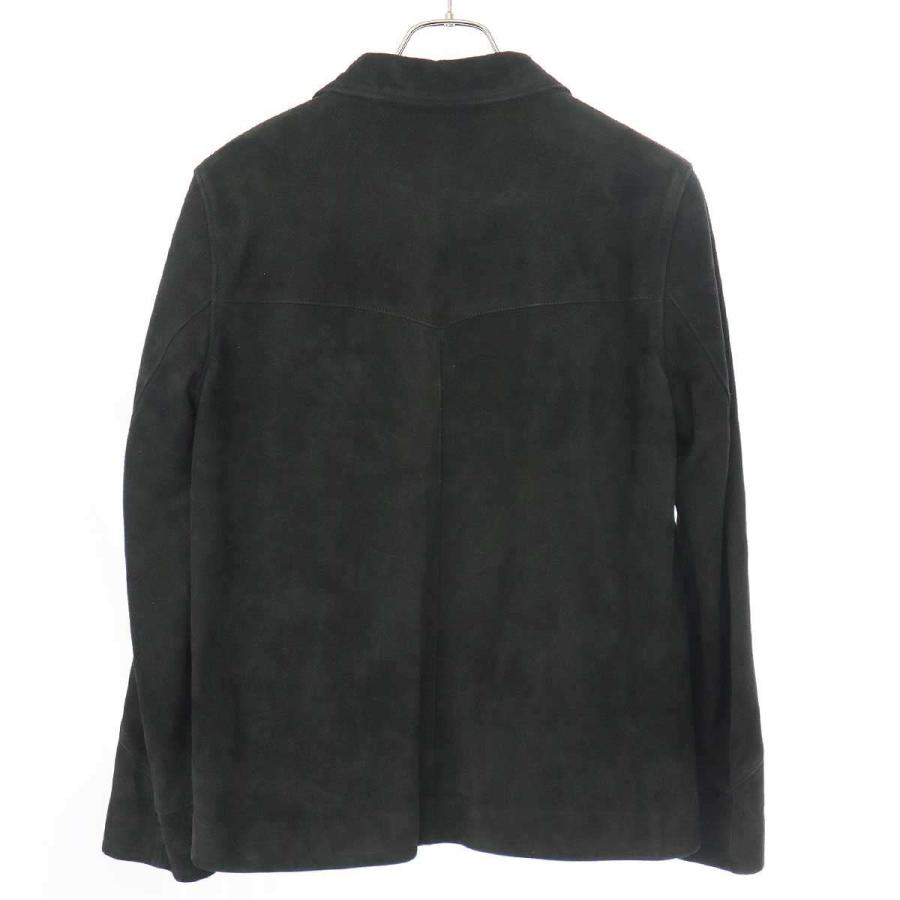 SAINT LAURENT　サンローラン　アウター　ジャケット　ブルゾン　黒 SAINT LAURENT PARIS サンローラン パリ ゴートスエード レザー