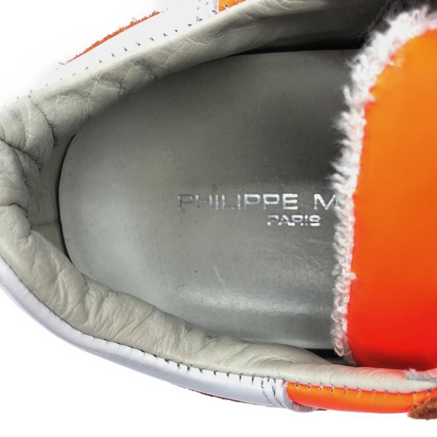 PHILIPPE MODEL フィリップモデル 1PIU1UGUALE3別注 TRPPEZ トロペスニーカー  オレンジ 42 PHILIPPE MODEL フィリップモデル 1PIU1UGUALE3別注 TRPPEZ トロペ