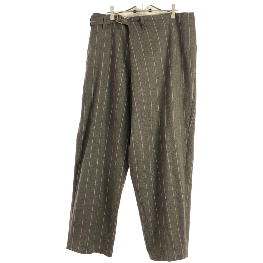 KHOKI コッキ 22AW Wrap Trousers ストライプラップパンツ 22aw-p-05