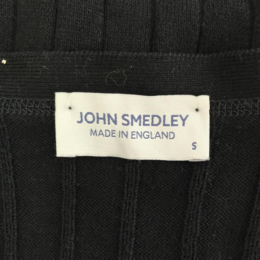 JOHN SMEDLEY ジョンスメドレー コットンリブ編み Vネックカーディガン 