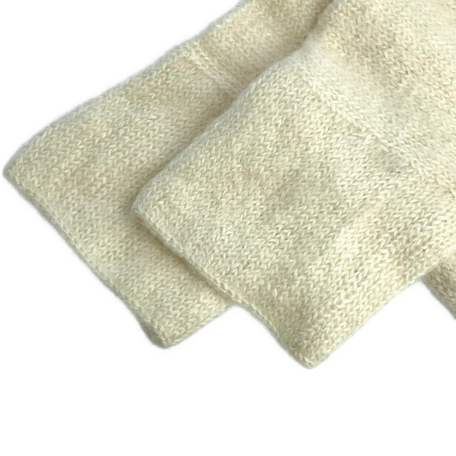 TENNE HANDCRAFTED MODERN テン ハンドクラフテッドモダン ショートスリーブニットトップス  アイボリー F TENNE HANDCRAFTED MODERN テン ハンドクラフテッドモダン