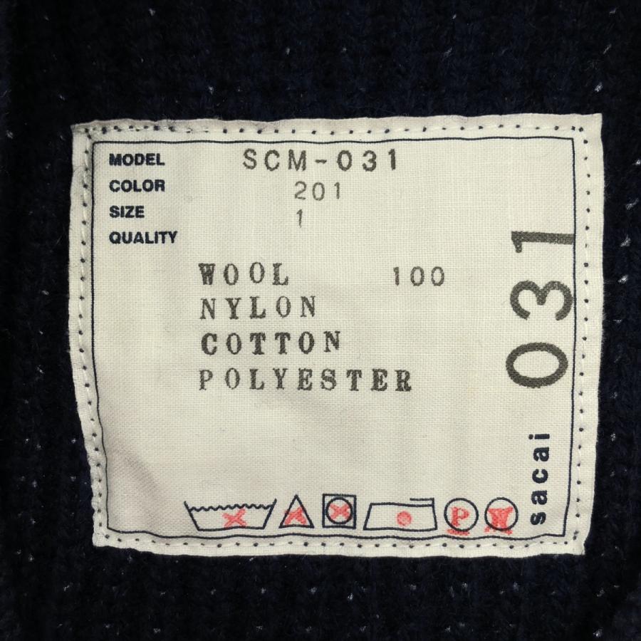 sacai（サカイ） MA-1 Wool Knit Pullover ドッキングニットセーター