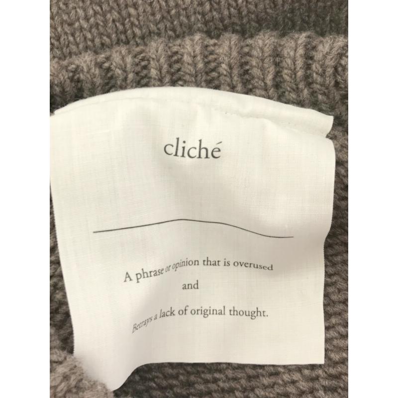 cliche クリシェ 22AW ROVING 5G OVER KNIT VEST ウールカシミヤ
