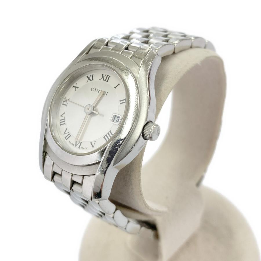 GUCCI グッチ 5500L クォーツ 腕時計 シルバー ITK4FEHAN8NG