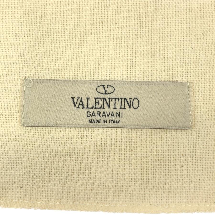 VALENTINO ヴァレンティノ ロゴプリントレザーカードケース  