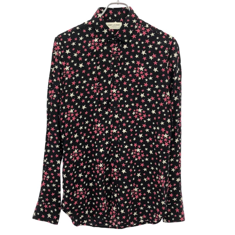 SAINT LAURENT PARIS サンローラン パリ レーヨンスターシャツ 376916 