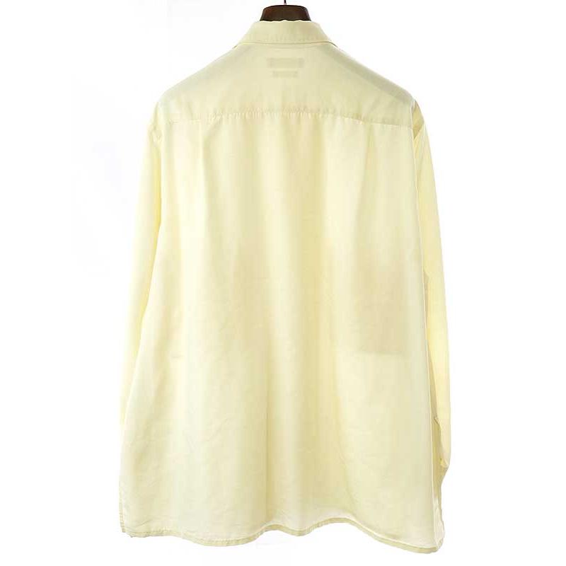 YOKE 23SS オープンカラーシャツ イエロー YOAK YOKE ヨーク 23SS OPEN COLLAR SHIRT オープンカラーシャツ