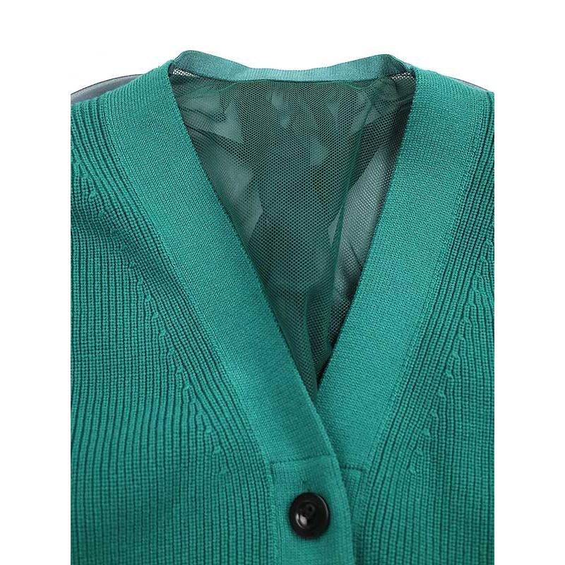 sacai サカイ 23SS Knit x Satin Cardigan ニットサテン sacai サカイ 23SS Knit x Satin Cardigan ニットサテン