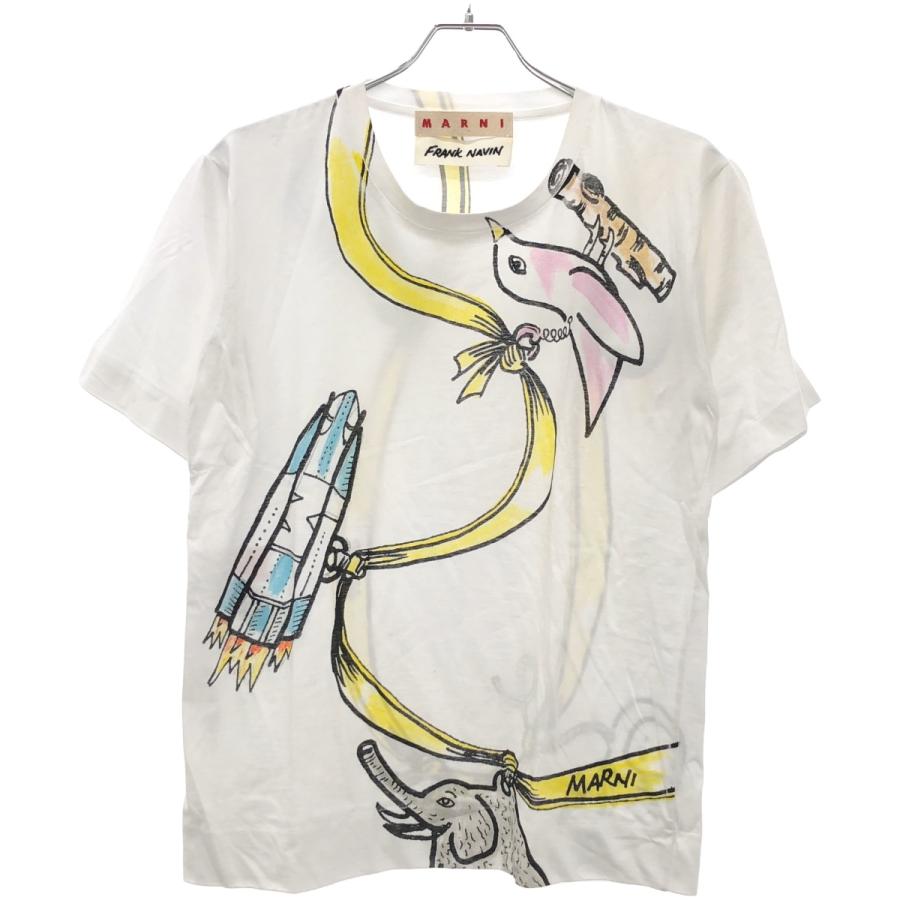 MARNI マルニ 18AW FRANK NAVIN プリントTシャツ