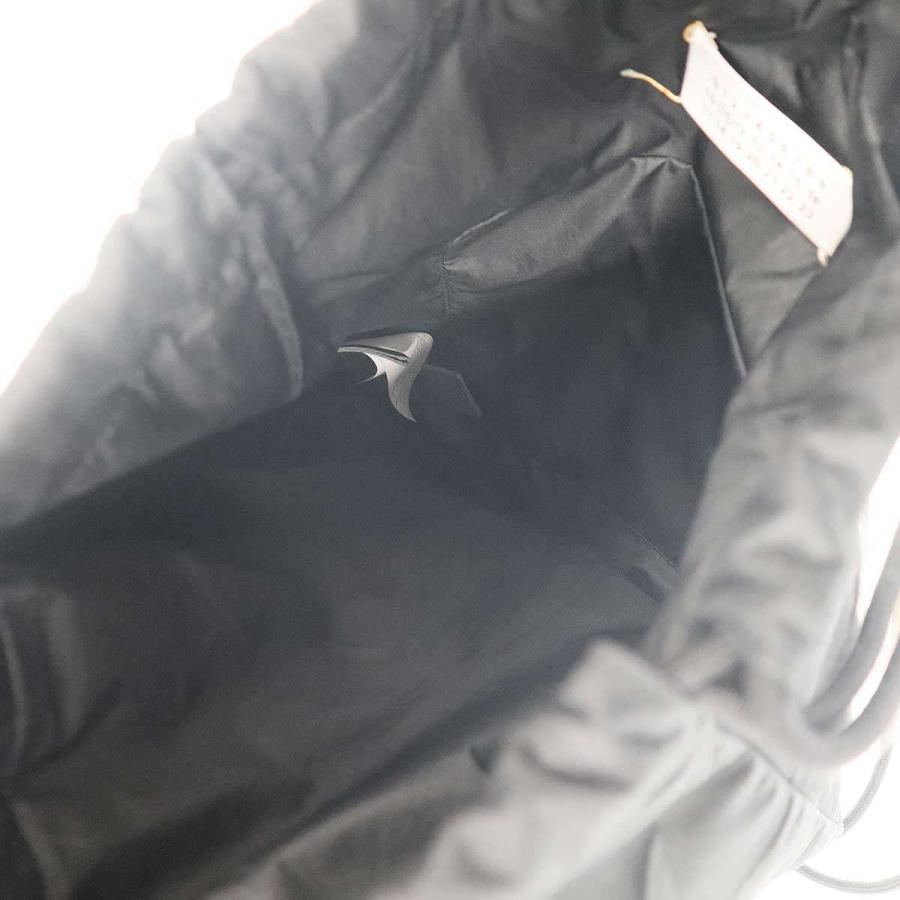 Maison Margiela 11 メゾン マルジェラ 21SS ナイロンメッシュナップサック S55WA0129 ブラック Maison Margiela（メゾンマルジェラ） Maison Margiela 11 メゾン
