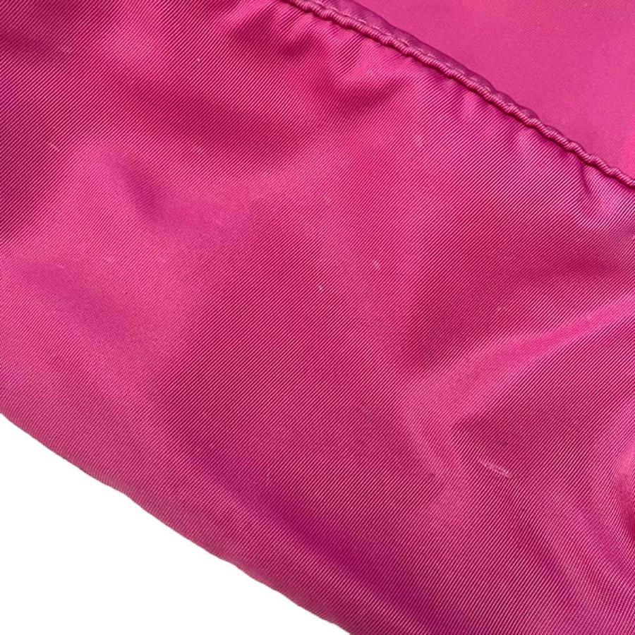 PRADA（プラダ） ナイロンドローストリングポーチ 巾着バッグ ピンク