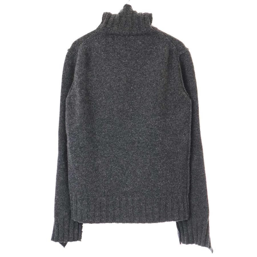 CELINE セリーヌ 17AW シェトランドウールタートルネックニットセーター 2 3ER5 801A グレー S ITKDKKCTYNZK | CELINE | 01