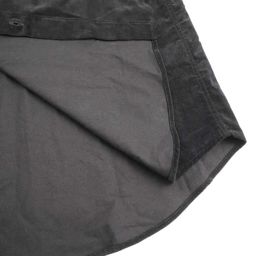 COMOLI（コモリ） 24AW コーデュロイ コモリシャツ A03-02004 ブラック