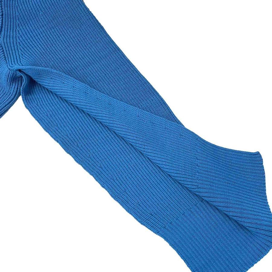 sacai - sacai サカイ 22SS モックネックアームスリットニットセーター 22-05922 ブルー 1 modescape_rc-itkhso4tfscg-egck