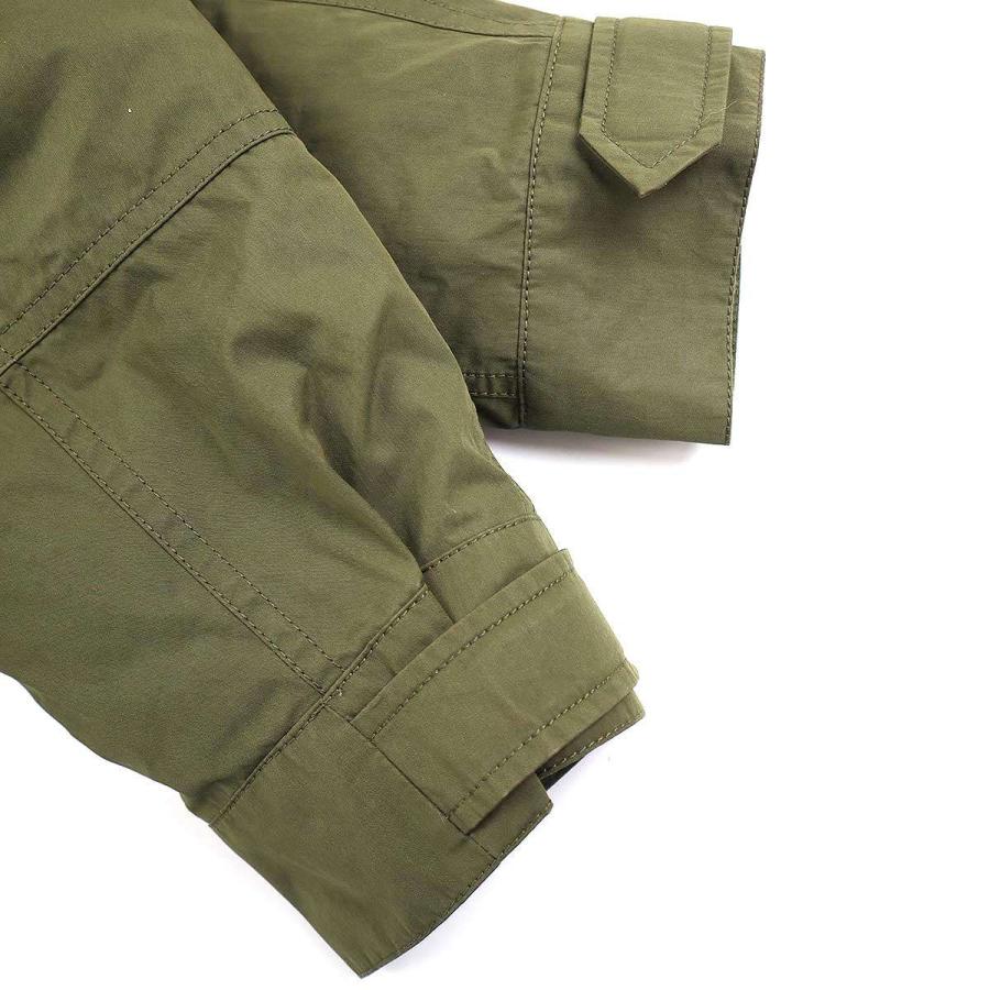 新品イヴサロモンポケットファーカーディガンコートカーキ