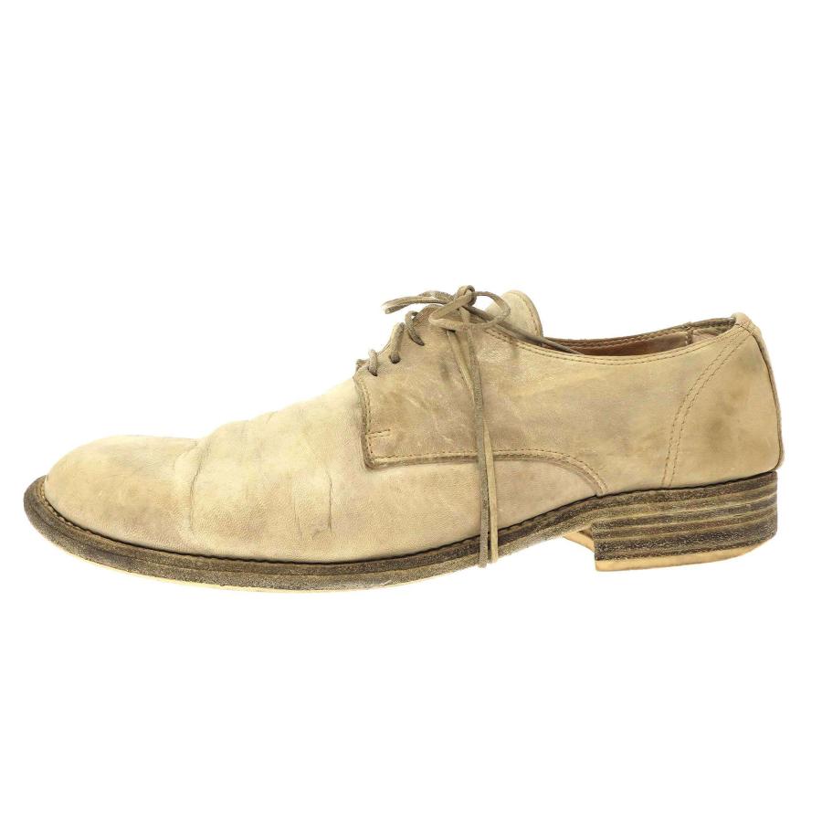 GUIDI（グイディ） レザーダービージューズ アイボリー 44 