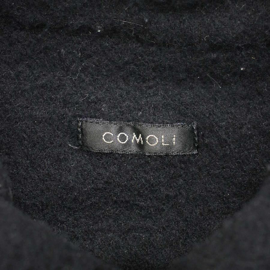 COMOLI（コモリ） 22AW 縮絨ウールハーフジップシャツ W03-02011