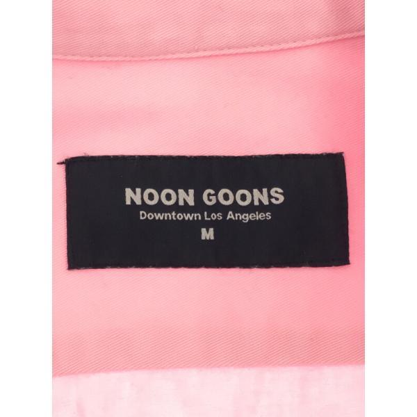 Noon Goons ヌーングーンズ ロゴ刺繍ショートスリーブシャツ ピンク サイズ:M メンズ ITKPLY7AVEQY｜modescape｜03