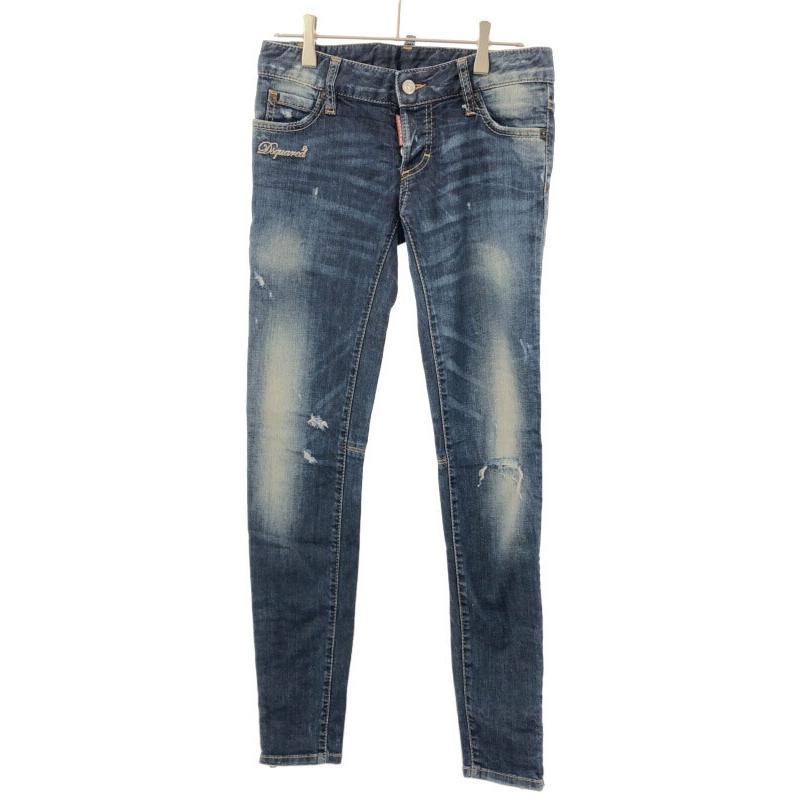 DSQUARED2 ディースクエアード 12AW 裾ジップ ストレッチ DSQUARED2 ディースクエアード 12AW 裾ジップ ストレッチ