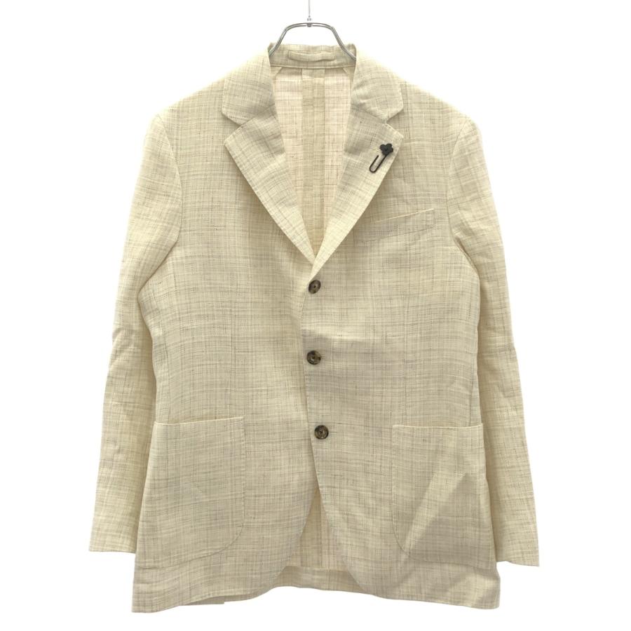 LARDINI（ラルディーニ） ADVANCE ウールリネン チェックテーラード