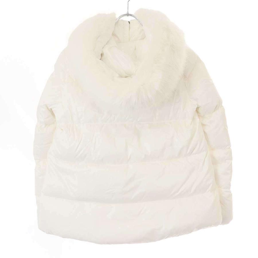 MONCLER モンクレール LAICHE ファーダウンジャケット ホワイト 00 H20931A00134 68950 ITKU3DF1SDWW｜modescape｜02