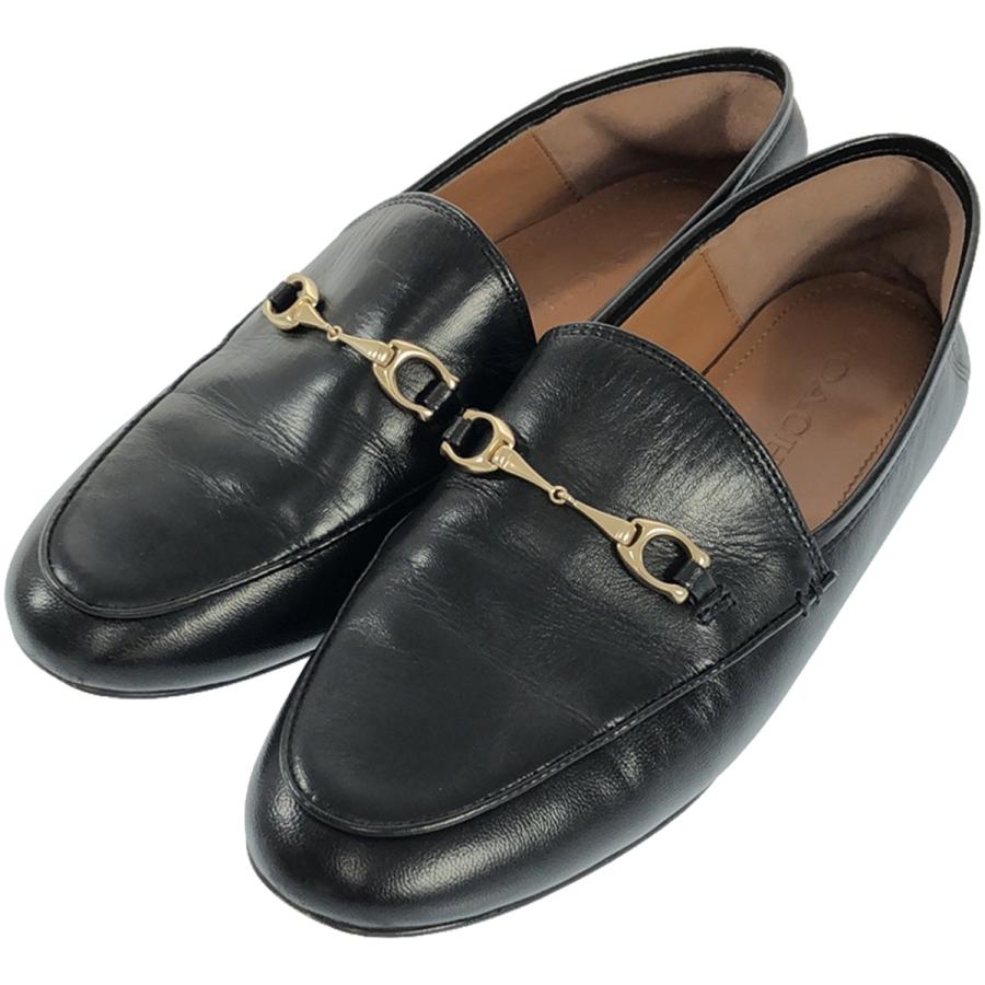 COACH コーチ HALEY ハーレービットレザーローファー FG3110 ネイビー