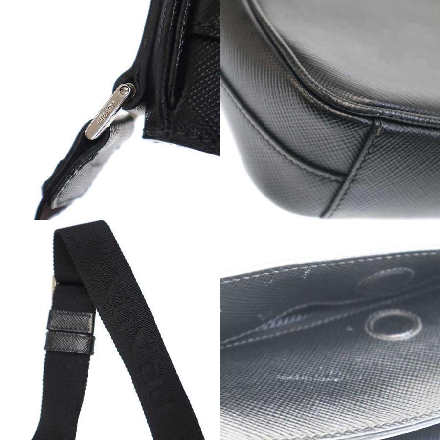 良品 プラダ 2VH086 レザー サフィアーノ ショルダーバッグ ユニセックス PRADA（プラダ） サフィアーノレザー ショルダーバッグ 2VH086