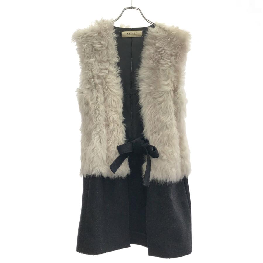 MARNI（マルニ） 11AW ラムムートンファーロングベスト 