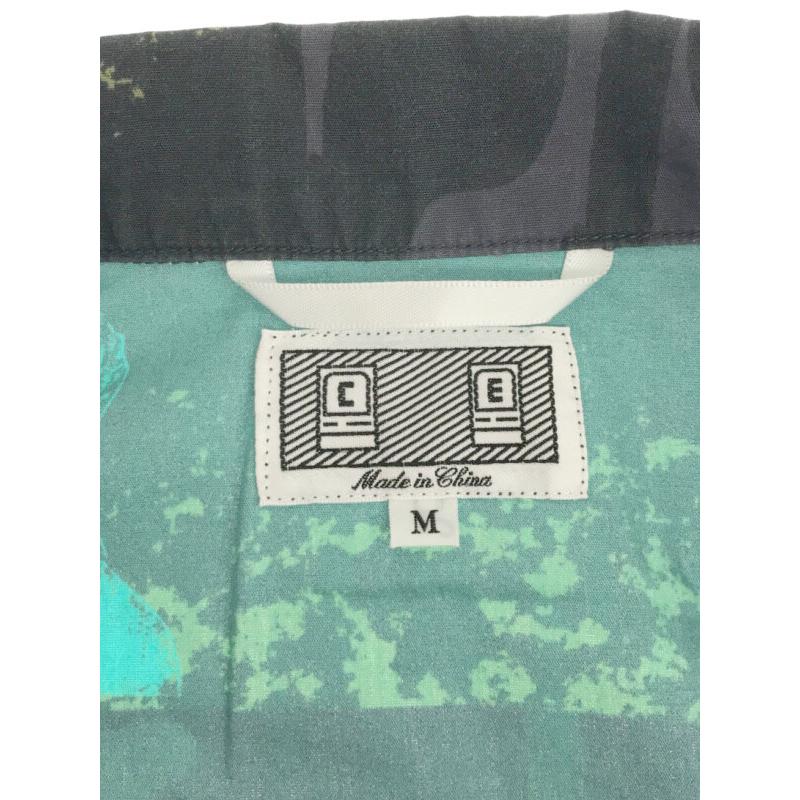 C.E シーイー graphic S/S shirt 総柄オープンカラーシャツ パープル M 
