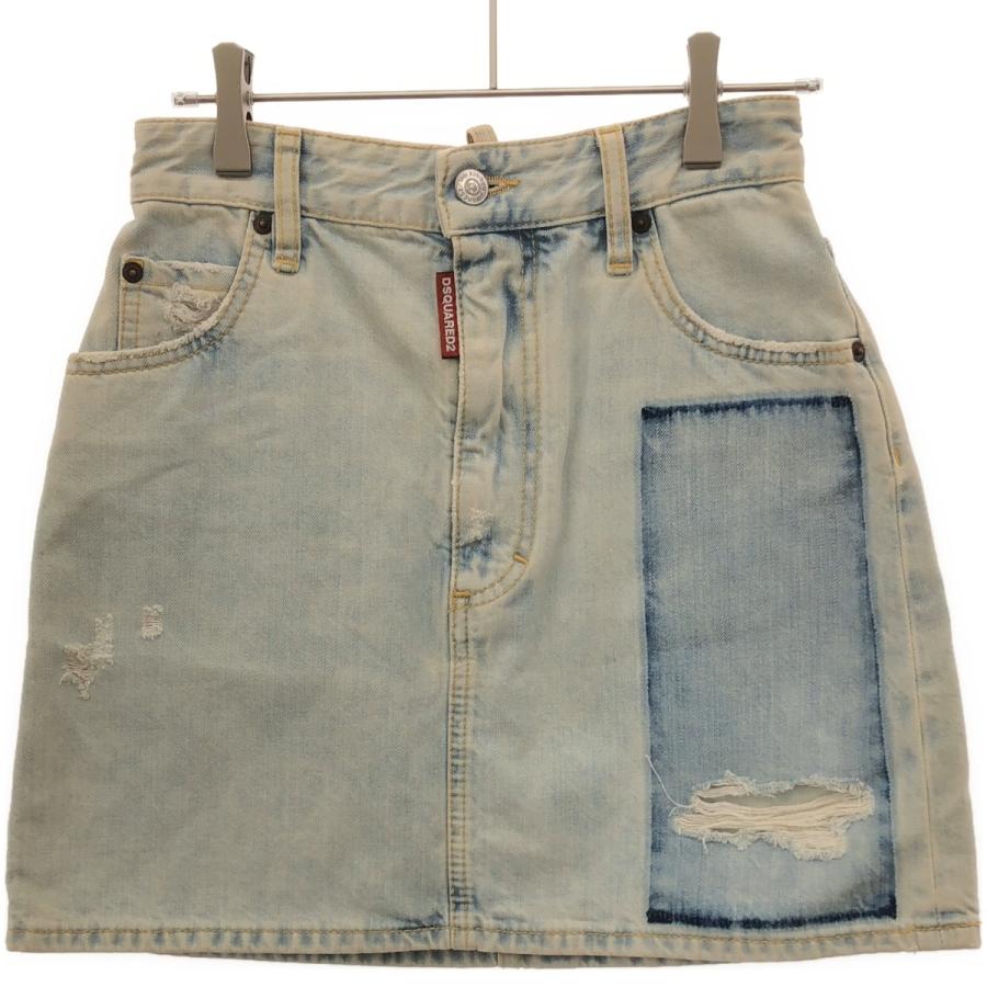 DSQUARED2 ディースクエアード　ダメージ加工デニムスカート DSQUARED2 ディースクエアード ダメージ加工デニムスカート