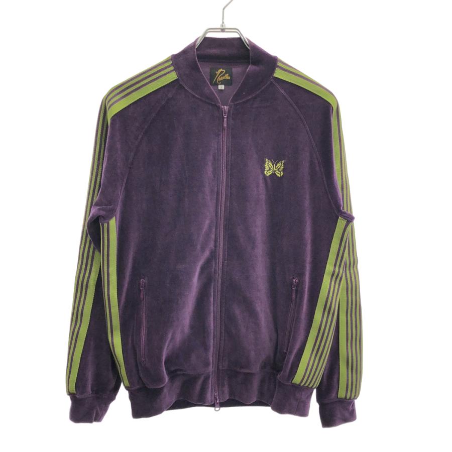 Needles ニードルズ Track Jacket - C/PE Velour ベロアトラックジャケット QV319 パープル S Needles（ニードルス） ニードルズ Track Jacket - C/PE Velour ベロア