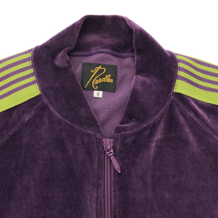 Needles ニードルズ Track Jacket - C/PE Velour ベロアトラックジャケット QV319 パープル S Needles（ニードルス） ニードルズ Track Jacket - C/PE Velour ベロア