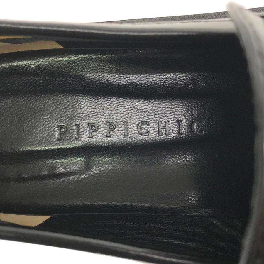 Pippichic ピッピシック スクエアトゥレザーローファー シューズ Pippichic ピッピシック スクエアトゥレザーローファー シューズ