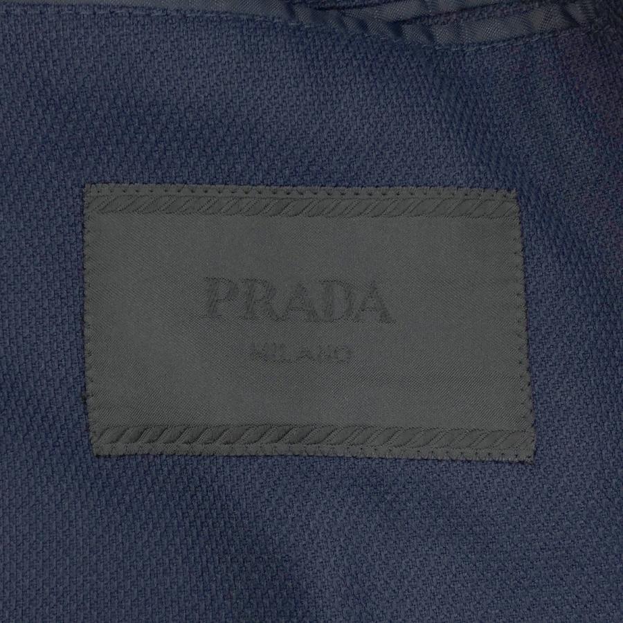 PRADA（プラダ） コットン2Bテーラードジャケット SDD10H ブルー 50