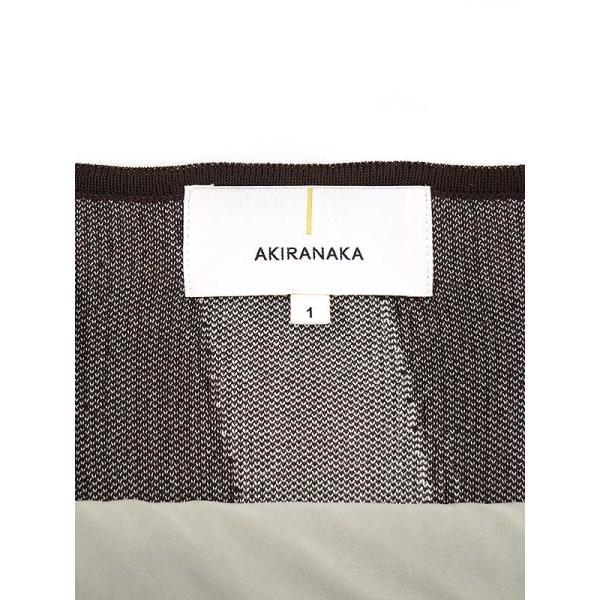 AKIRA NAKA アキラ ナカ 21SS Cynthia border knit camisol dress キャミソールワンピース ブラウン サイズ:1 レディース ITL3SOW6QIHC｜modescape｜03