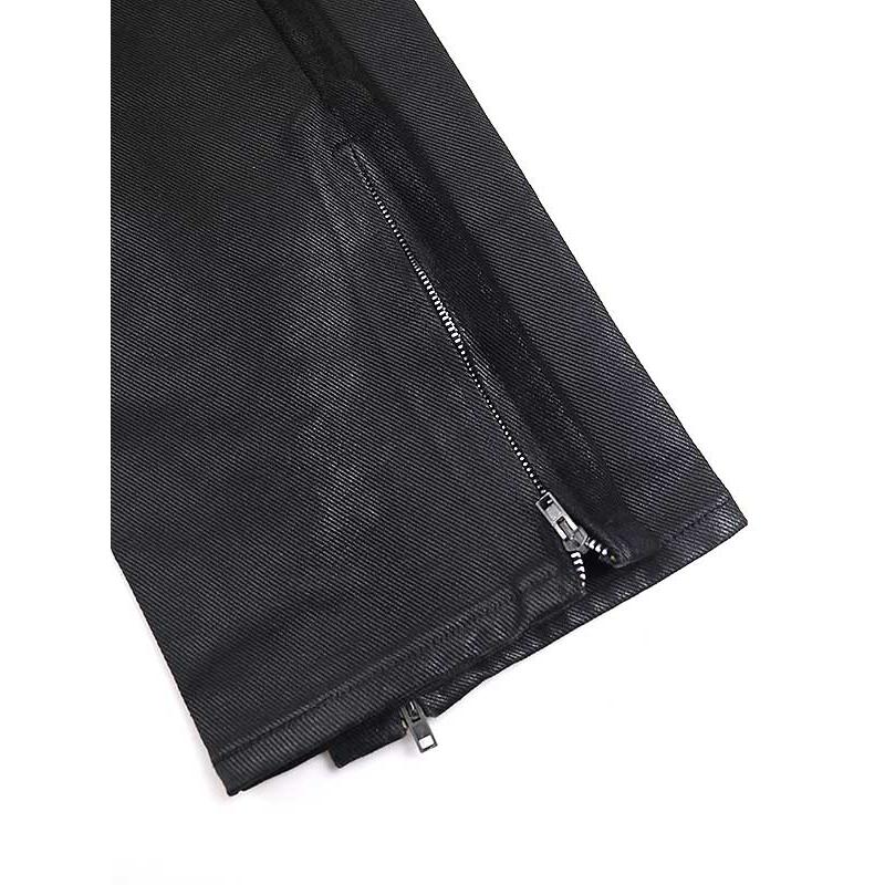 HELMUT LANG ヘルムート ラング 初期 COATED BLACK BIKER DENIM HELMUT LANG ヘルムート ラング 初期 COATED BLACK BIKER DENIM