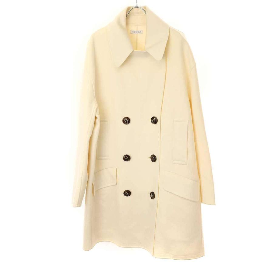 【12/8まで出品】MADISONBLUE ビッグピーコートアイボリー16万円 MADISON BLUE（マディソンブルー） RV BIG PEA CT BEAVER ウール