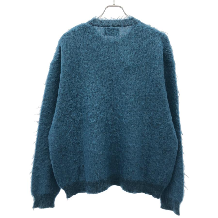 YOKE ヨーク 24AW BRUSHED MOHAIR SWEATER モヘアニットセーター YK24FW0840S ブルー 3 YOAK（ヨーク） YOKE 24AW BRUSHED MOHAIR SWEATER モヘアニット