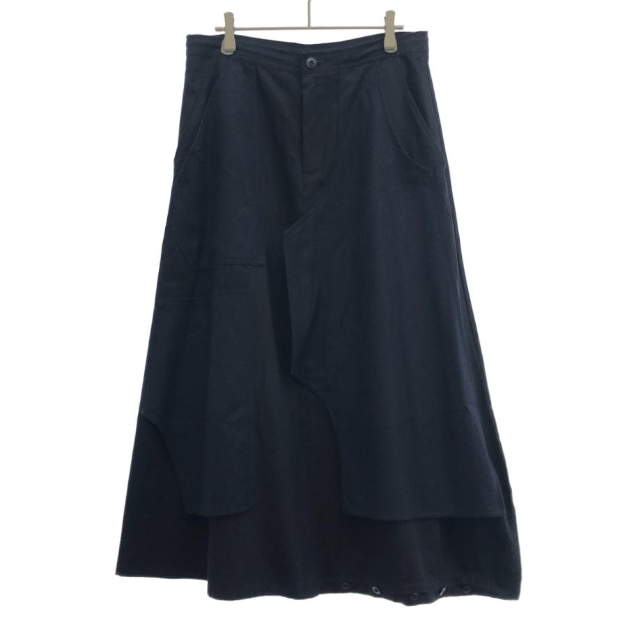 Y's（ワイズ） 18AW ウールフラノパッチ 2WAY スカートパンツ YV-P14