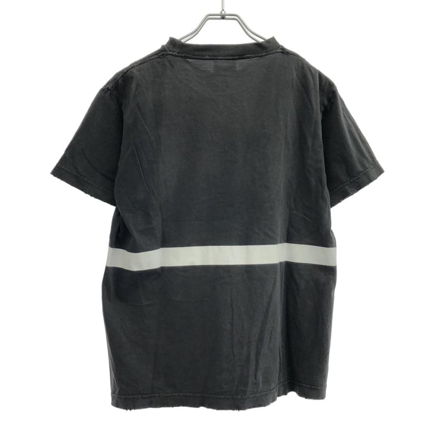 BALENCIAGA バレンシアガ 360 TUBULAR ダメージ加工Tシャツ 713879 グレー S BALENCIAGA（バレンシアガ） 360 TUBULAR ダメージ加工Tシャツ 713879