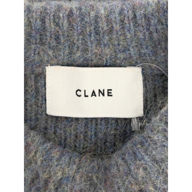 CLANE クラネ 21AW ROUND SLEEVE MOHAIR KNIT TOP ラウンドスリーブモヘアニットトップス ブルー 2 CLANE - ROUND SLEEVE MOHAIR KNIT TOPS - ラウンドスリーブ