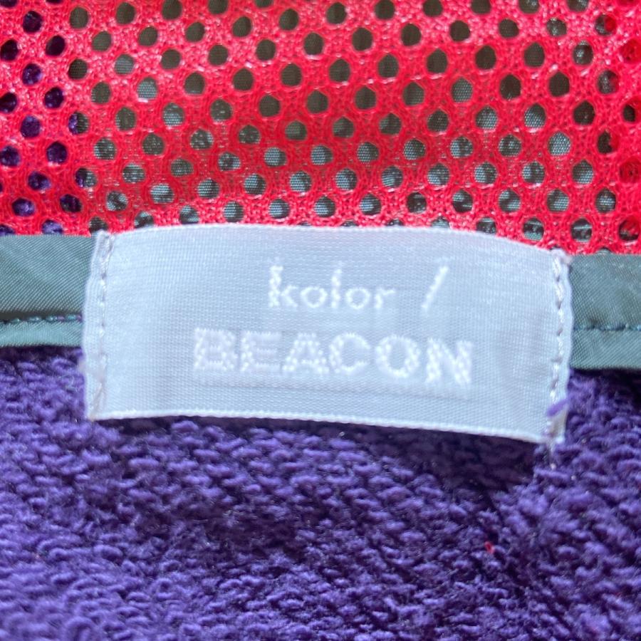 kolor / BEACON カラー ビーコン 23SS switching hoodie ナイロン切替