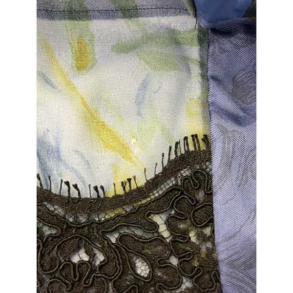 sacai サカイ 17AW スカーフ付きシャツブラウス ブルー サイズ:1  