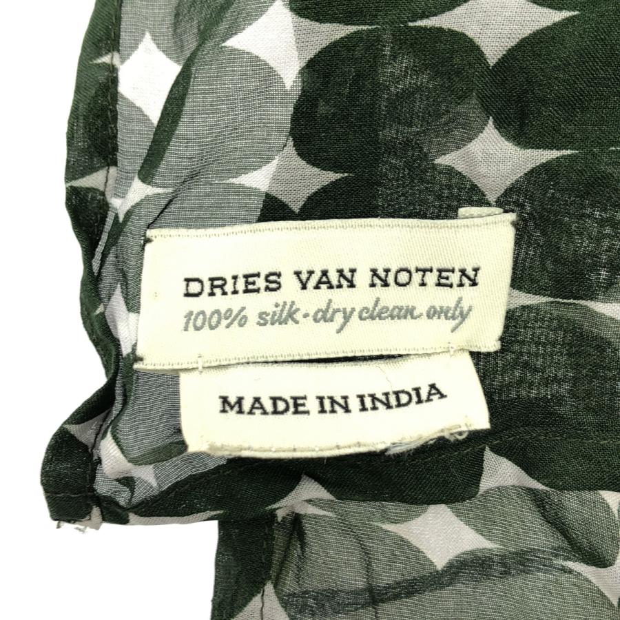 DRIES VAN NOTEN（ドリス ヴァン ノッテン） 総柄 大判ミックスシルク