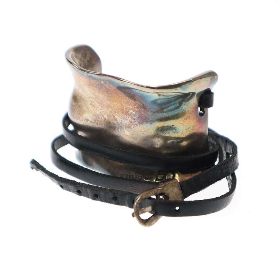 UNO de 50 ウノ デ シンクエンタ レザーコードシルバーバングル  