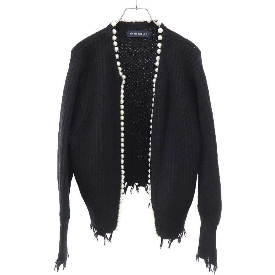 マディソンブルー PEARL DAMAGE CD BRITISH WOOL 22AW MB224-8012 01(S) MADISON BLUE マディソンブルー 22AW PEARL DAMAGE CD BRITISH WOOL