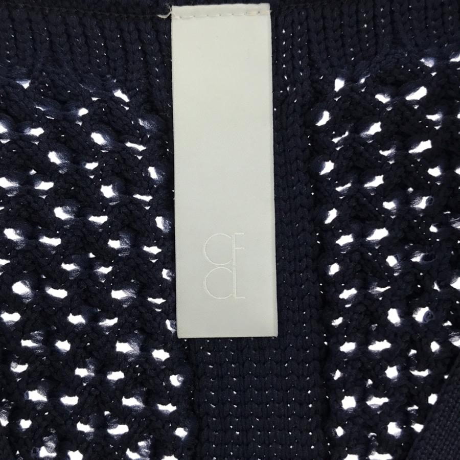 CFCL シーエフシーエル LATTICE CARDIGAN ポリエステルニット