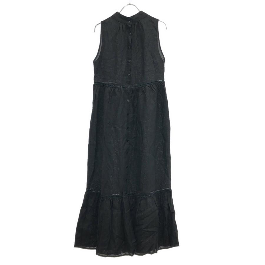 美品✴︎Deuxieme classe 25ssリネンワンピース 麻 ブラック 黒 Deuxieme Classe（ドゥーズィエムクラス） WALANCE ワランス DEUXIEME